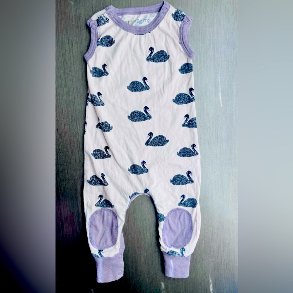 Cat And Dogma Swan Romper